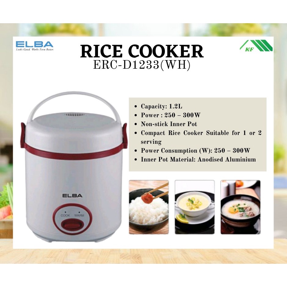 RICE COOKER ERCD1233(WH) Shopee Malaysia