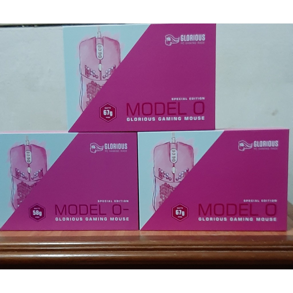 Glorious Model O Pink Model O Minus Pink Rgb Gaming Mouse Shopee Malaysia