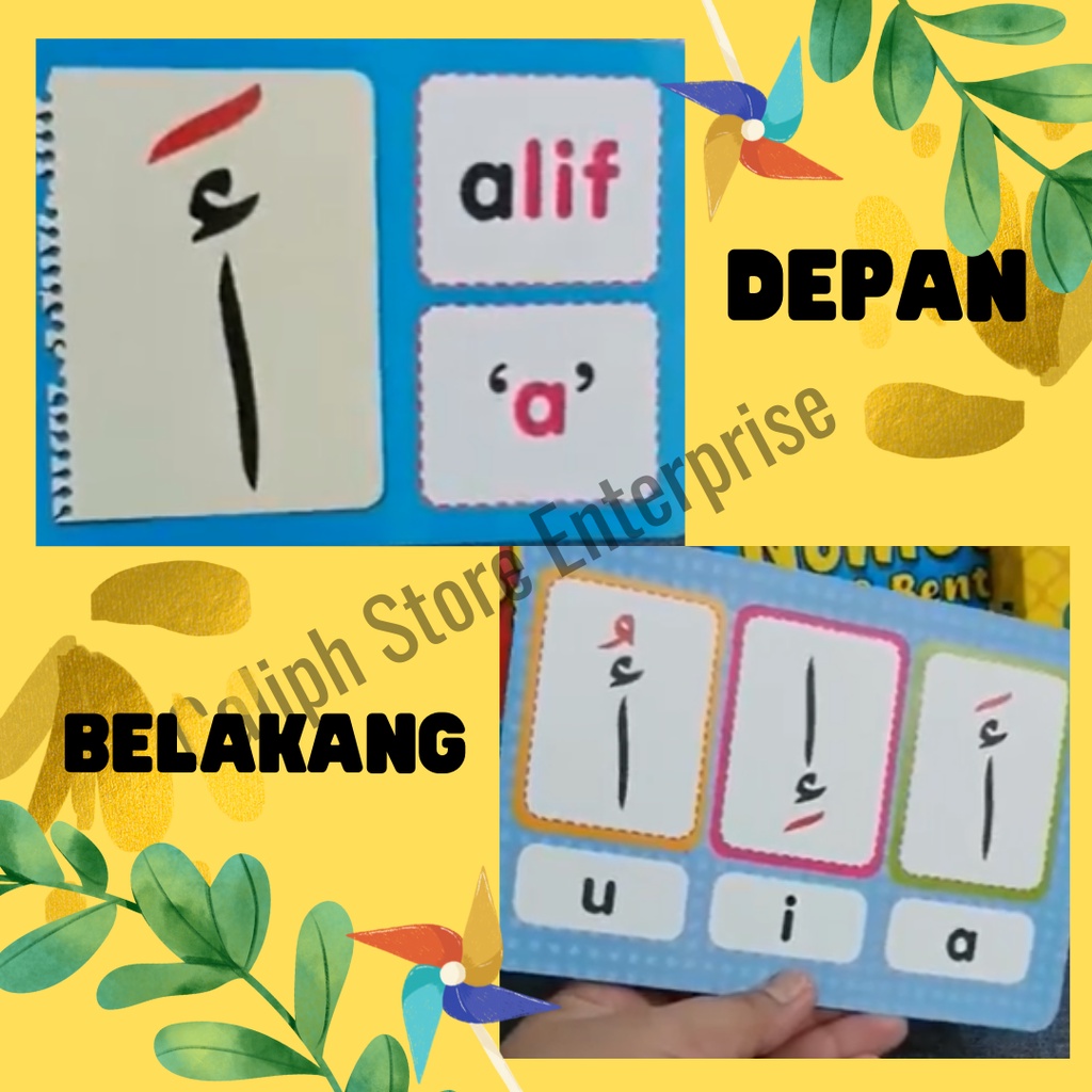 CS Flashcard Kad Imbas Bijak Iqra Dan Huruf Hijaiyah | Iqra Genius ...