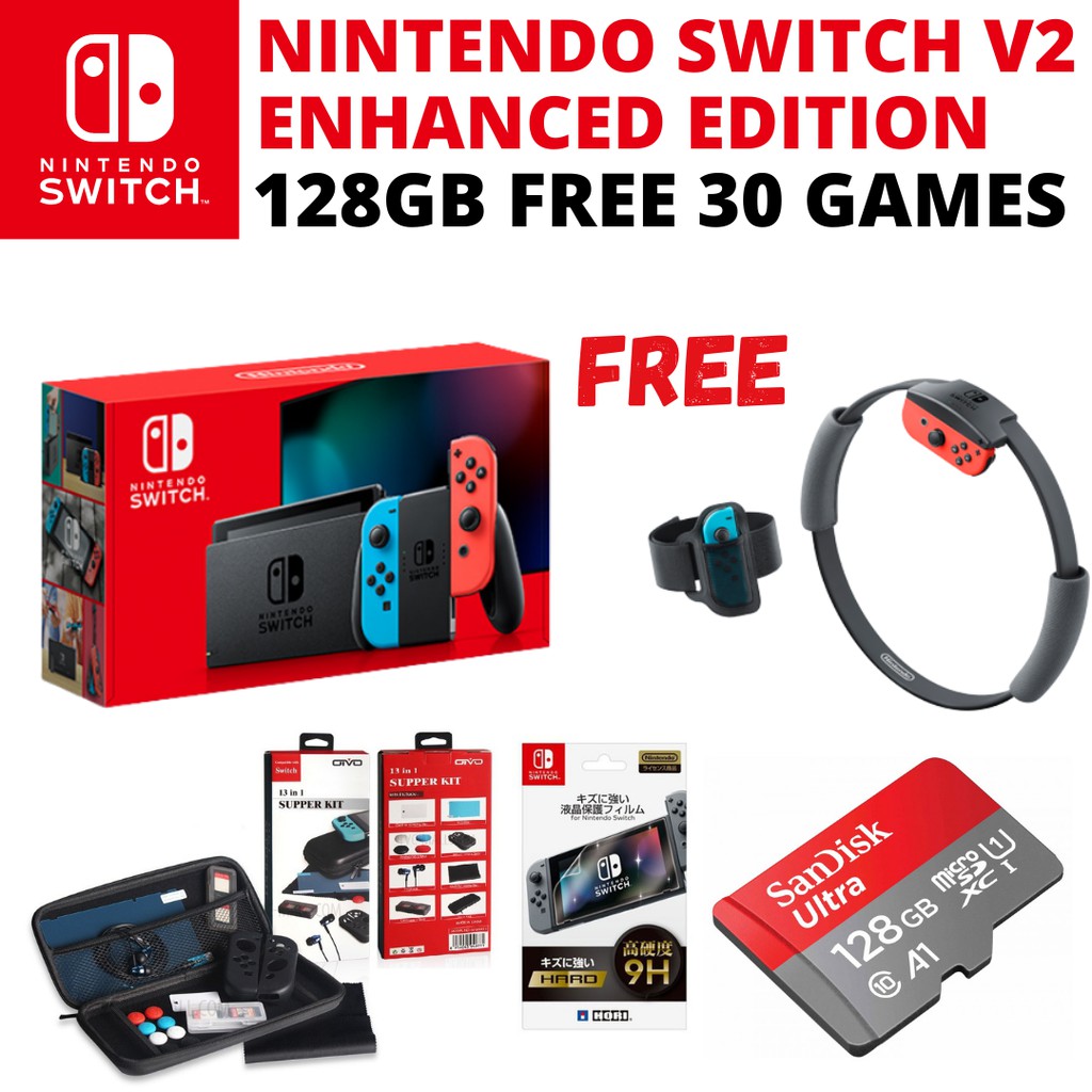 Nintendo Switch V2 New Enhanced Edition Jailbreak With Games Shopee Malaysia