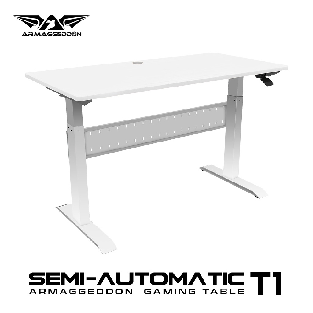 Armaggeddon Semi Auto T1 Gaming Table | Height Adjustable | Ergo Desk | Klang Valley Only | 1 Year Warranty