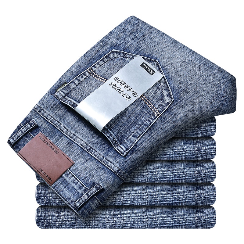 Men Classic Jeans Jean Homme Pantalones Hombre Men Mannen Soft Black Biker Masculino Denim Overalls Mens Pants DOGc