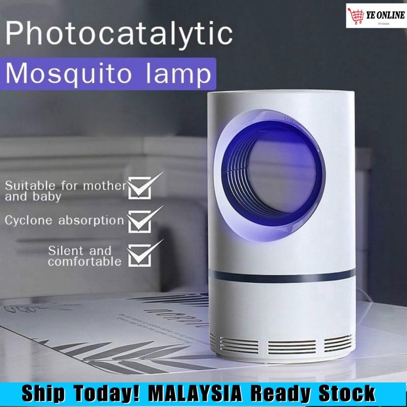 Electric UV LED Light Mosquito Fly Killer Bug Zapper Home Pest Trap Catcher 