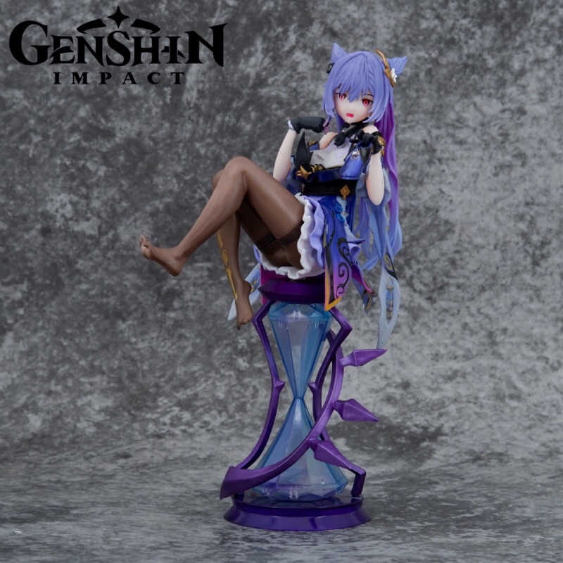 Genshin Impact Keqing Exchange Face 23cm Action Figure Decoration ...