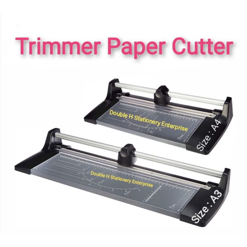 A4 / A3 Rotary Paper Trimmer / Sharp Paper Cutter with Angled
