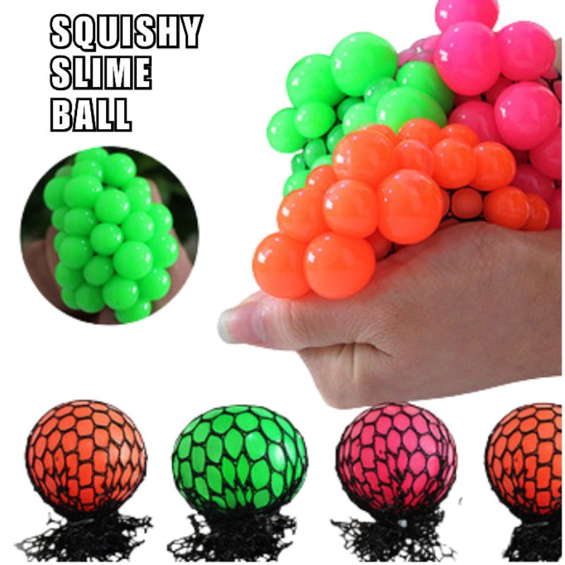 CENDANA Squishy Slime Ball | Stress Squeeze | Relief Stress Ball | 1 ...