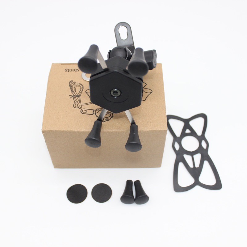 【LIMITED OFFER】 Phone Holder Motorcycle Universal 360 Degree Rotate Four-claw Design