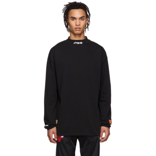 heron preston mock neck