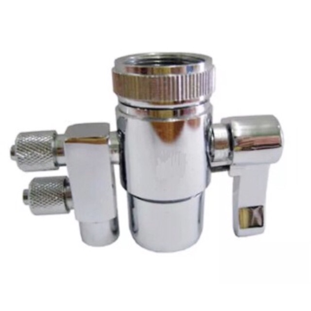 2 Way Water Filter Diverter Valve for Countertop Filter 1/4" Tube