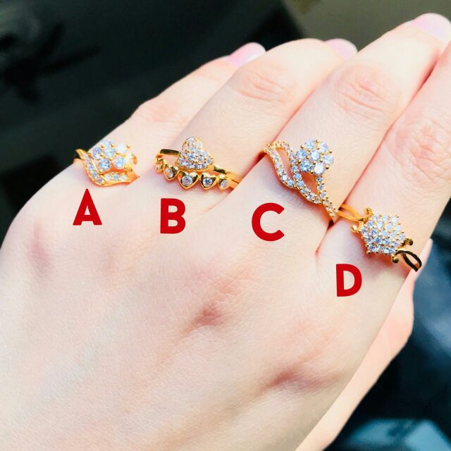Buy Cincin Batu Fesyen Emas 916 Seetracker Malaysia