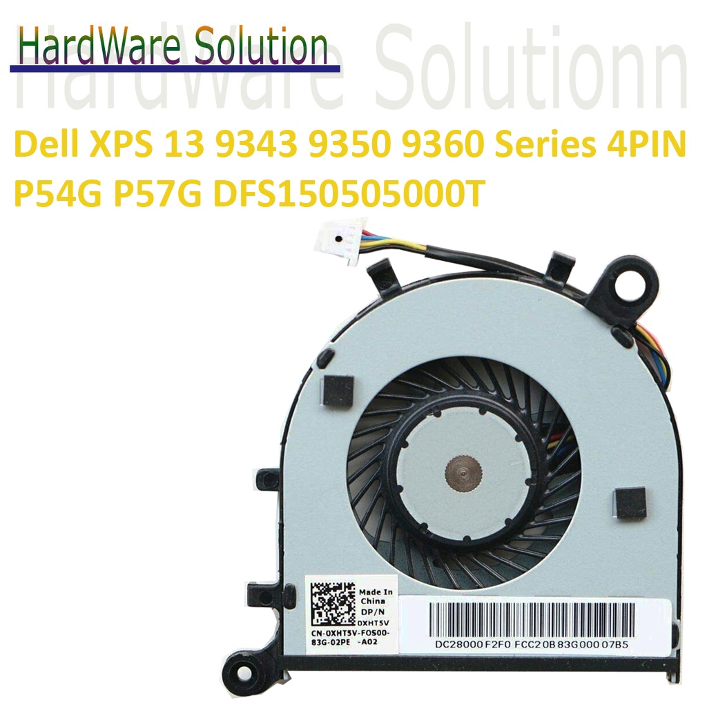 Dell XPS 13 9350 9343 9360 Series XHT5V 0XHT5V CN-0XHT5V DC28000F2F0 Laptop  CPU Cooling Fan | Shopee Malaysia