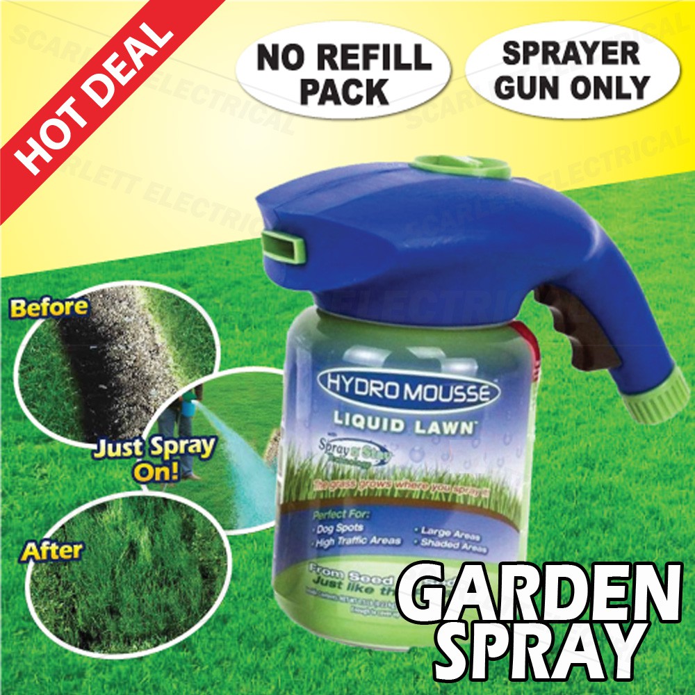 Garden Sprayer Gun Liquid Lawn Garden Growth Grass Hydro Seeding ...