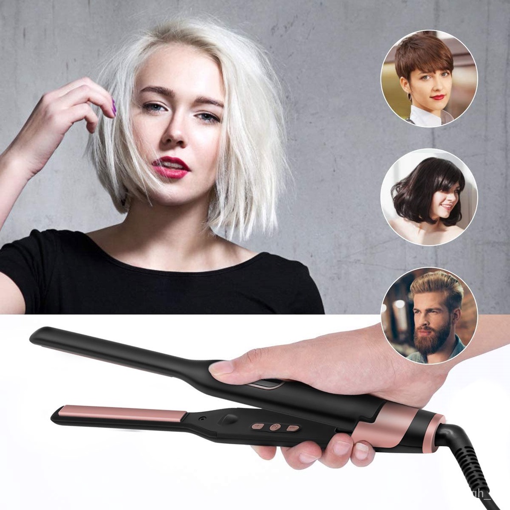 ⭐️Affordable⭐2 In 1 Hair Straightener Curler Short Hair Mini Hair  Straightening Small Flat Iron Men Beard Straightening | Shopee Malaysia