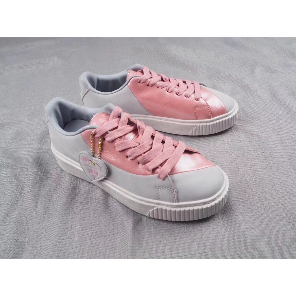 puma grey and pink