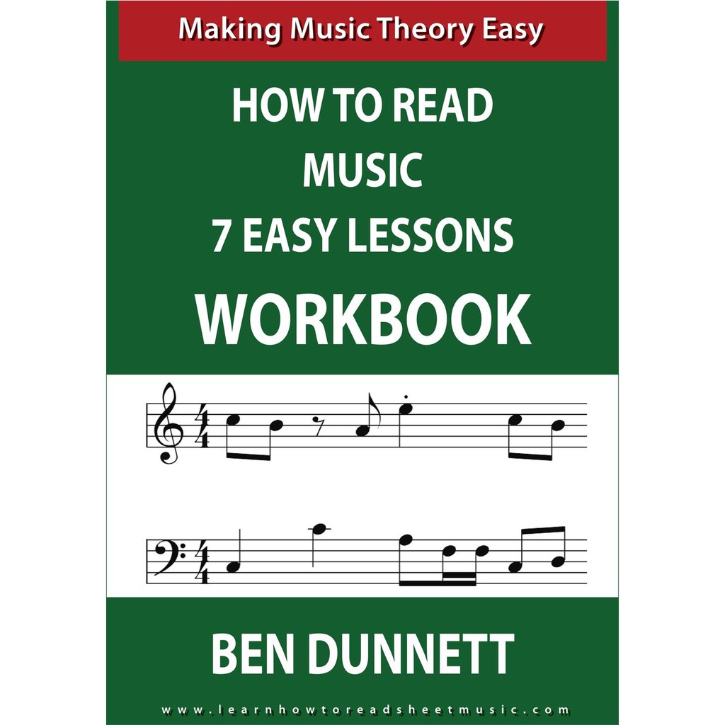 How To Read Music In 7 Easy Lessons By Ben Dunnett Ebook Making Music Theory Easy Learn How To Read Sheet Music Shopee Malaysia