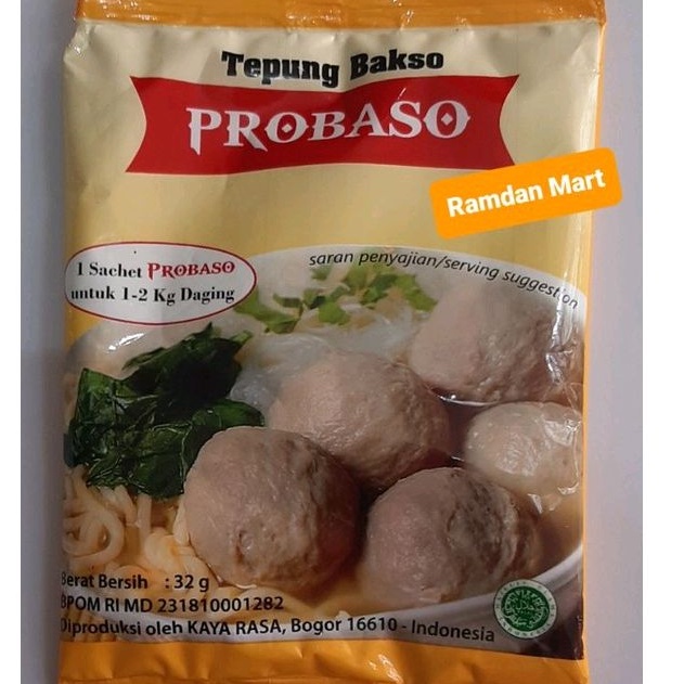 Probaso Probakso Meatball Flour 32 Gr