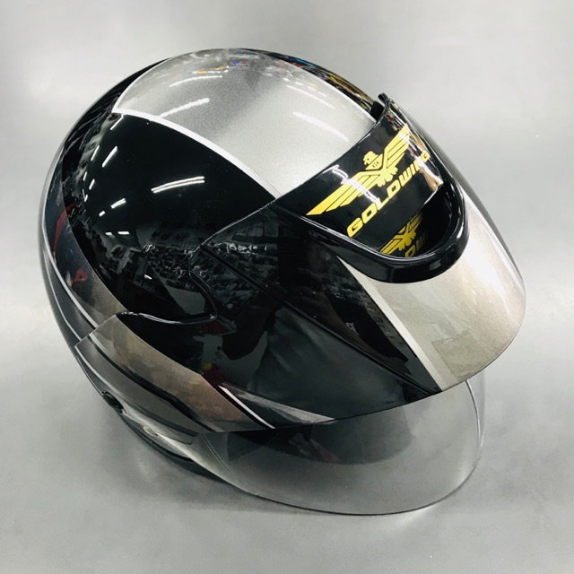 SGV GOLDWING Helmet Cruiser Black and White | Shopee Malaysia