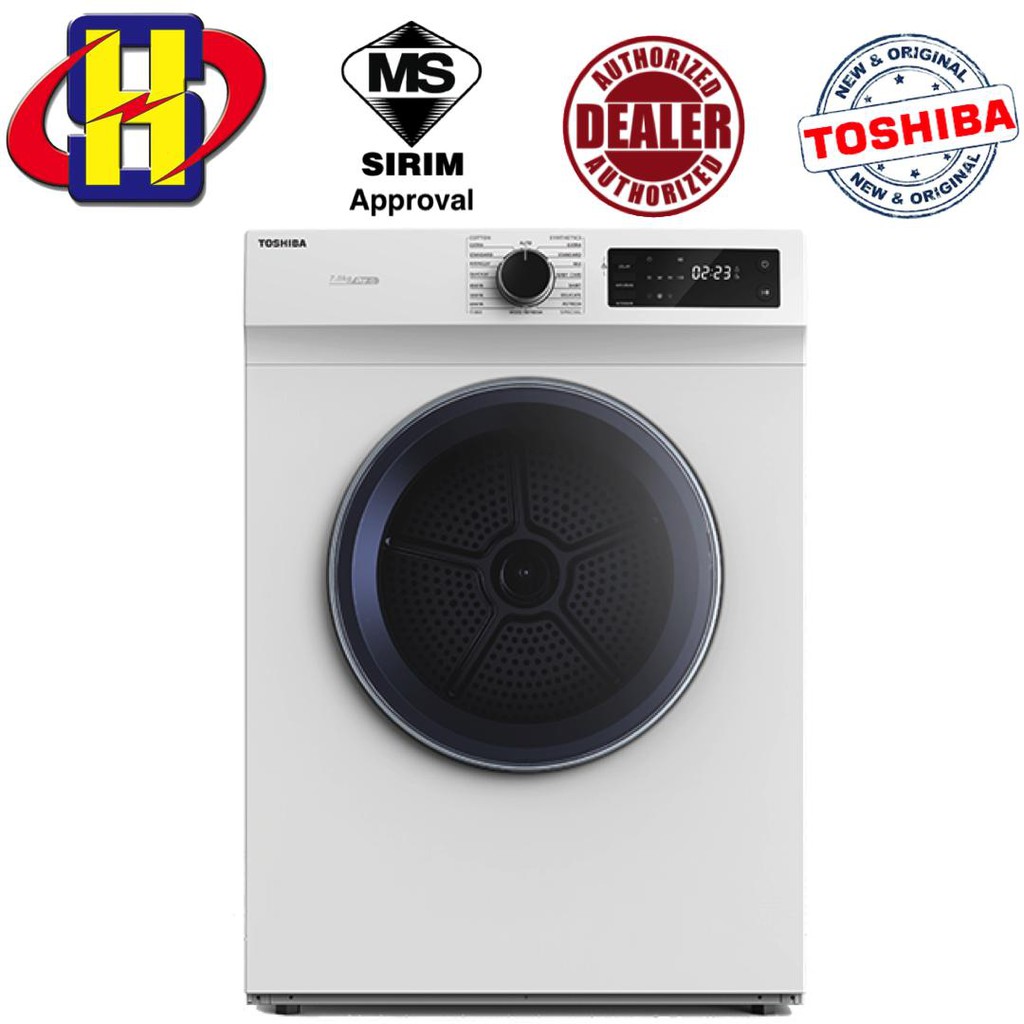 TOSHIBA DRYER 7KG AIRVENTED SENSEDRY TUMBLE DRYER TDH80SEM Shopee
