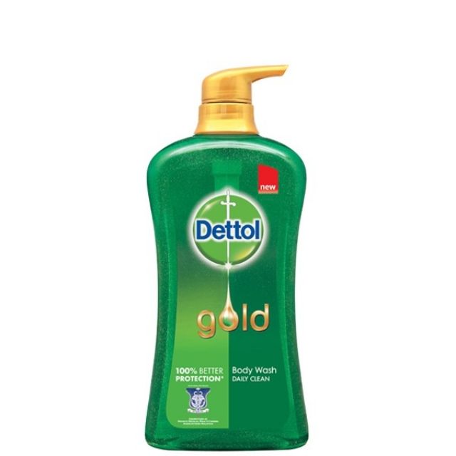 Dettol Body Wash Shower Gel Gold Classic Daily Clean Bottle 950ml
