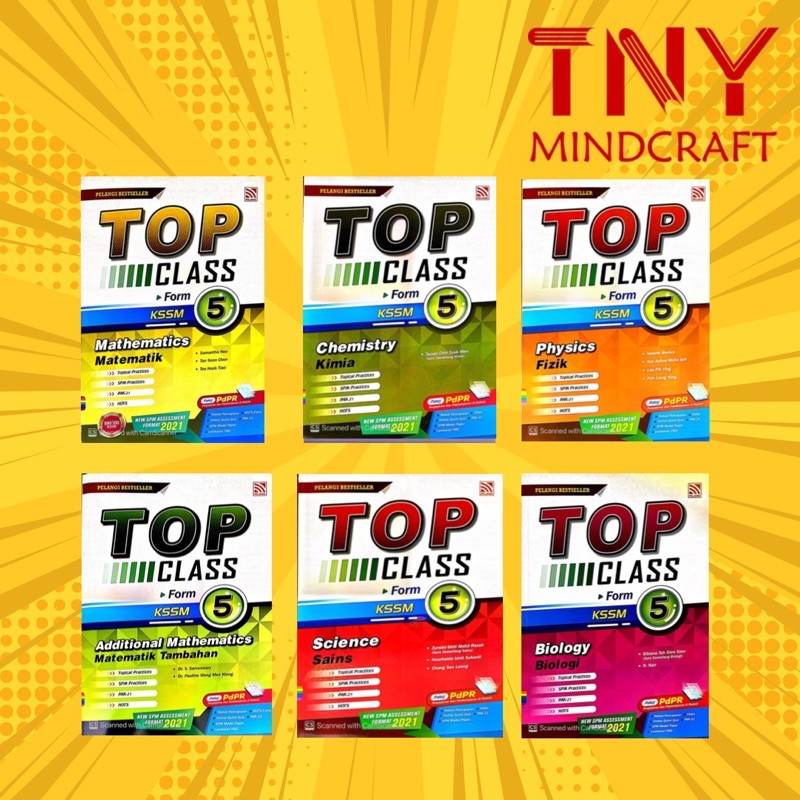 [TNY] Buku Latihan Tingkatan 5  Top Class Form 5 (dwibahasa)  Shopee