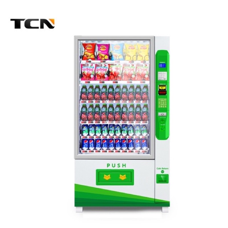 [Refurbish] TCN Combo vending machine with chiller Shopee Malaysia