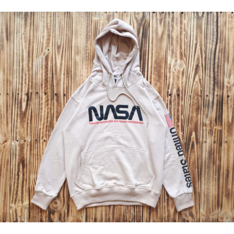 nasa cream hoodie