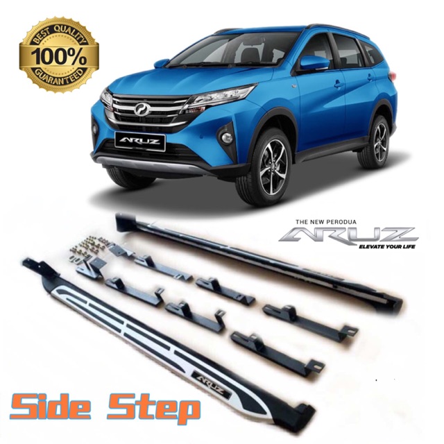 Perodua Aruz Side Step Version 3 (Running Board)  Shopee 