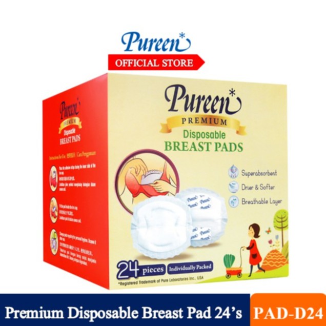 Pureen Premium Disposable Breast Pad (24's) PADD24 Shopee Malaysia