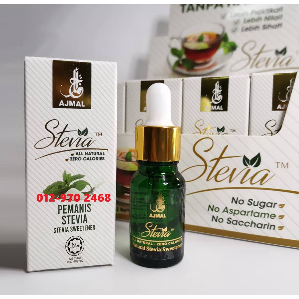 [ Ready Stock ] ALAJMAL Stevia Sweetener Zero Calories I Sugar Replacement | Halal Jakim