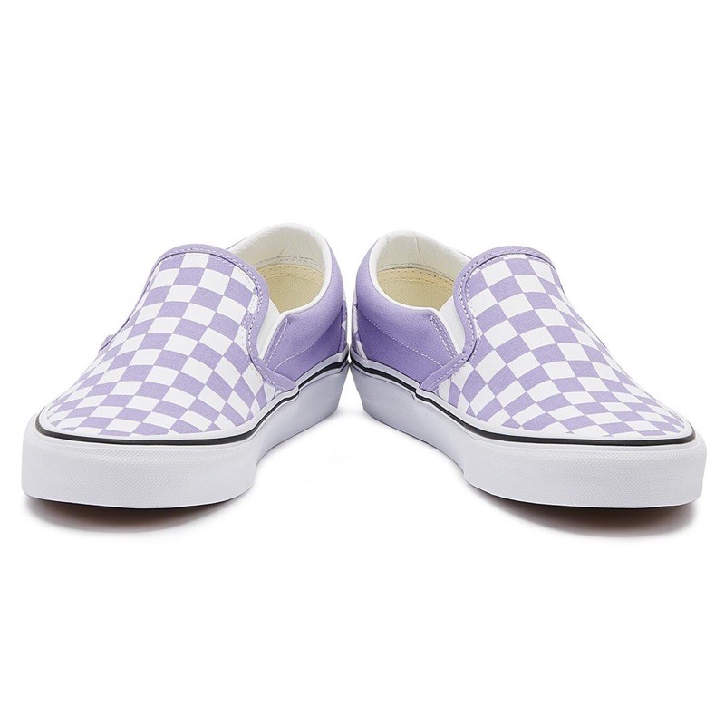 violet tulip vans slip ons