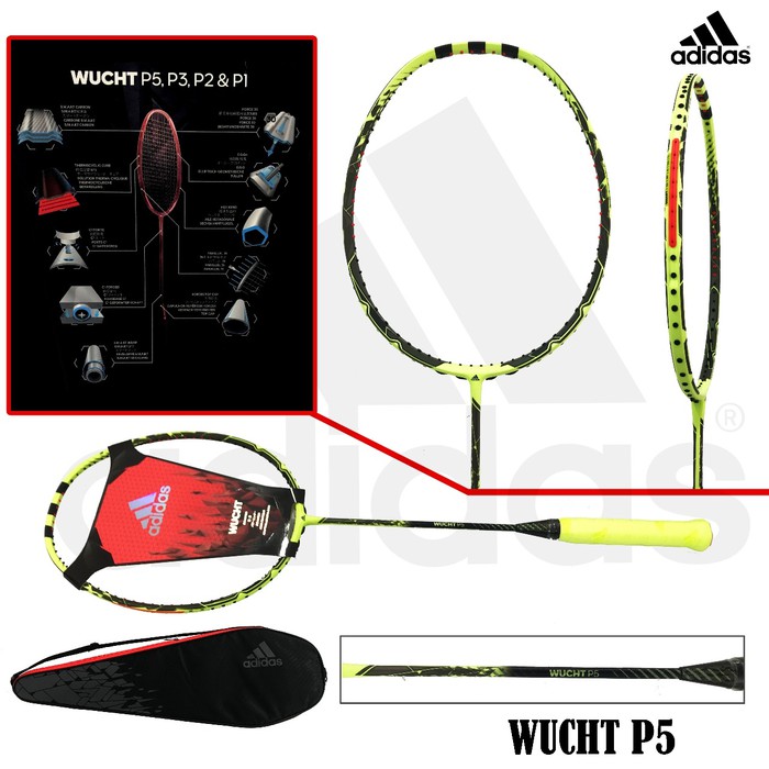 adidas wucht p5 badminton racket