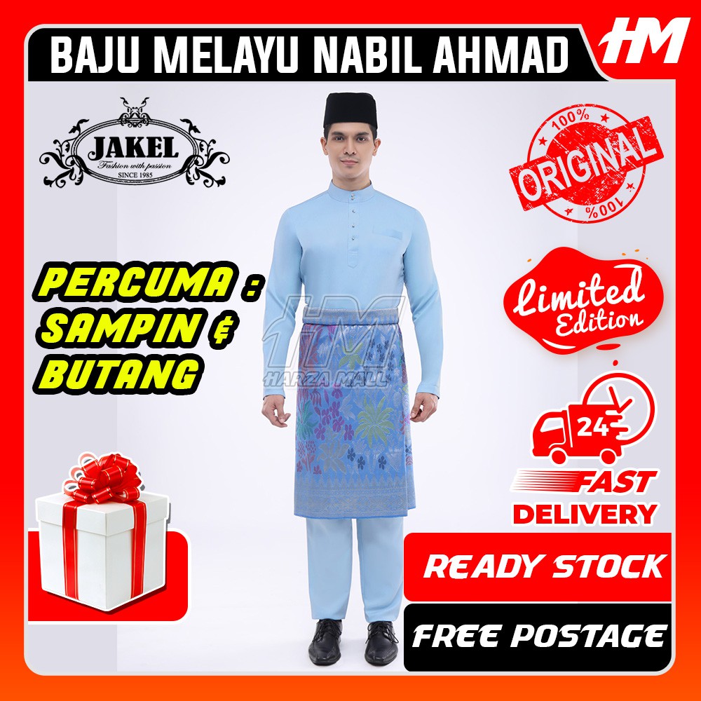 DIRECT HQ ] JAKEL BAJU MELAYU NABIL AHMAD DEWASA LELAKI 2021 