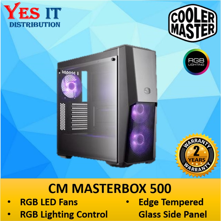 COOLER MASTER MASTERBOX MB500 RGB (CMMB500KGNNS00) Shopee Malaysia