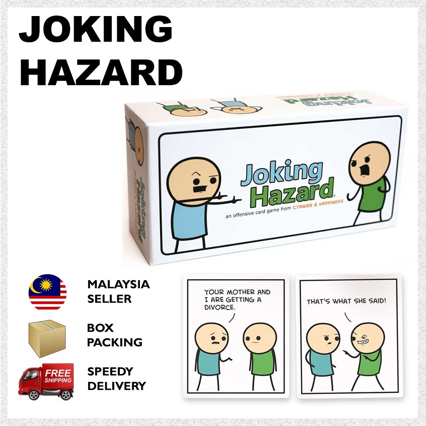 Joking Hazard an offensive card game from Cyanide & Happiness (Famous ...