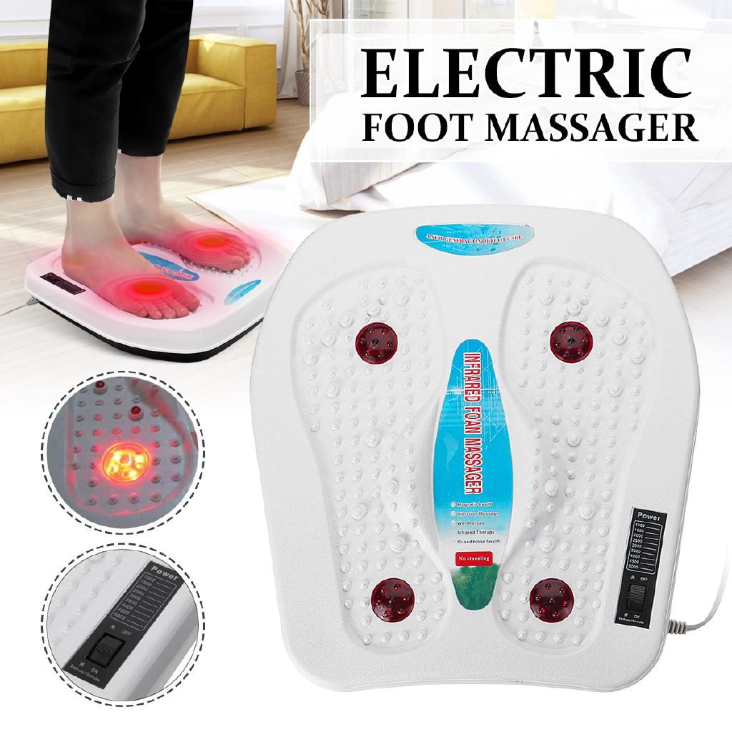 Electric Foot Massager Vibrator Relaxation Infrared Acupuncture Heat