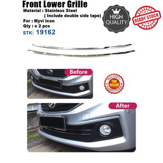 Buy Perodua Myvi Lagi Best Se 2011 Front Grille Chrome Cover Stainless Steel 3 Pcs Seetracker Malaysia