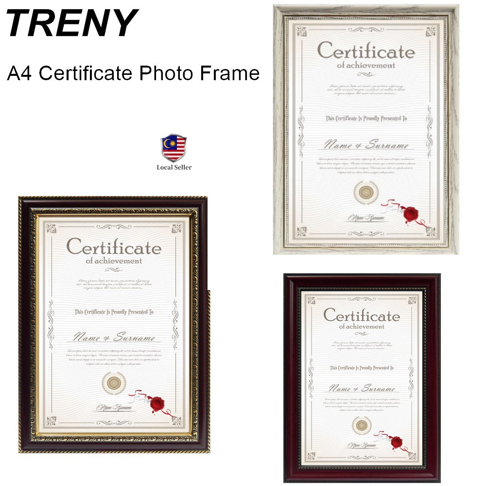 A4 Floating Certificate Frame White Officeworks atelieryuwa.ciao.jp