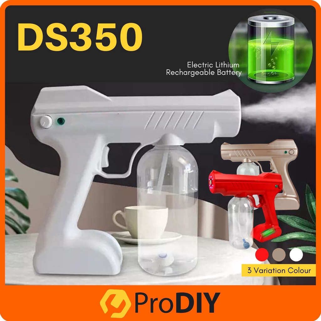 DS350 WIRELESS RECHARGEABLE DISINFECTANT SPRAY MACHINE ATOMIZER SPRAY