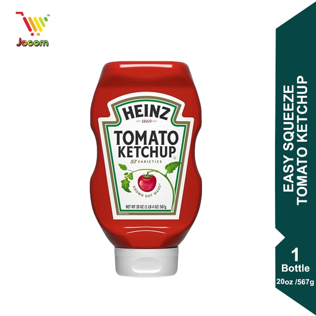 Heinz Easy Squeeze Tomato Ketchup 20oz /567g [KL & Selangor Delivery Only]