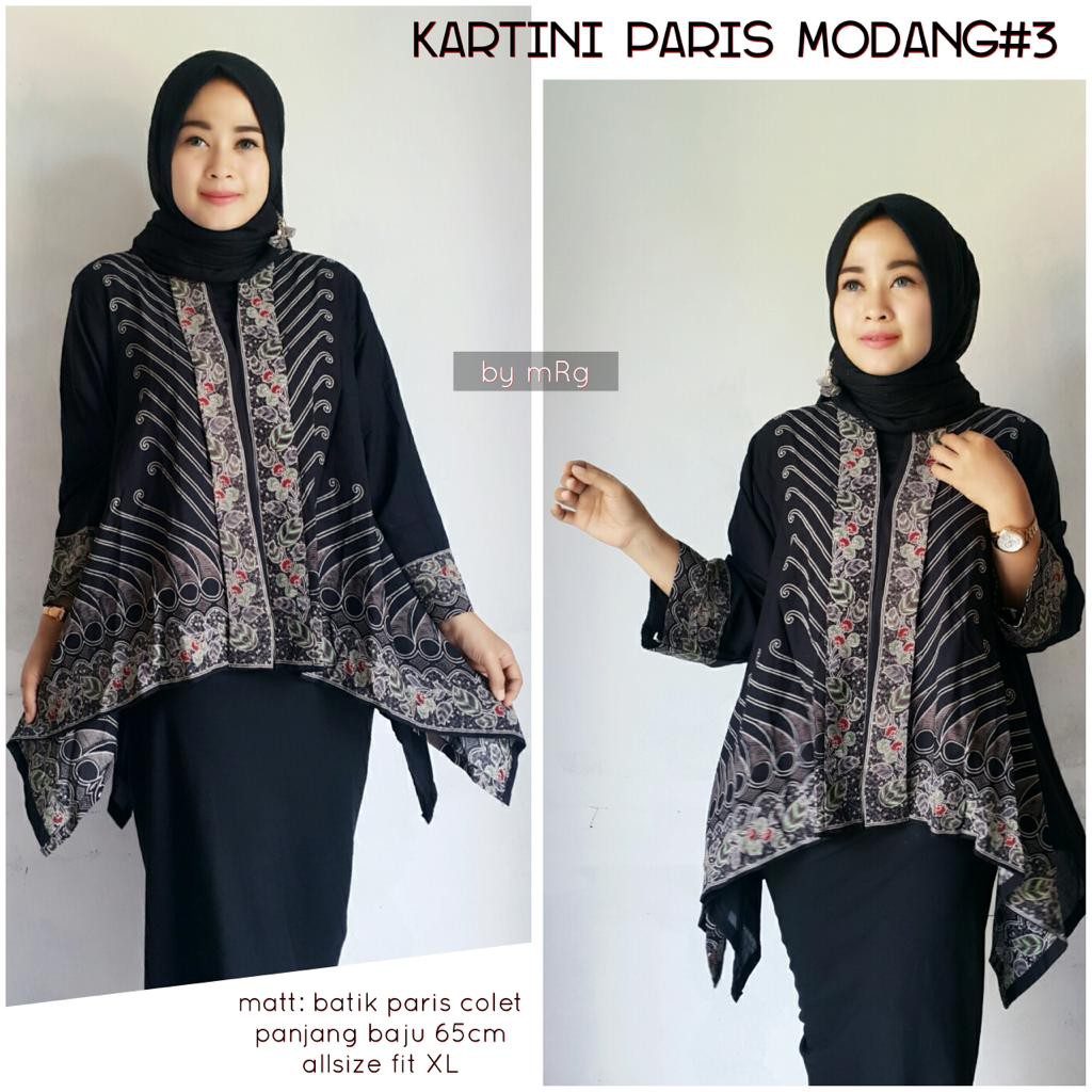 Kartini Paris Modang #3 / Modern Batik Tops / Original Paris Batik ...