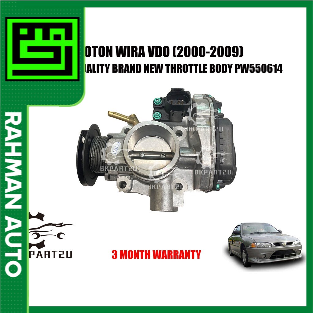PROTON WIRA VDO NEW (20002009) THROTTLE BODY BRAND NEW MADE BY OEM 3 MONTH WARRANTY Shopee