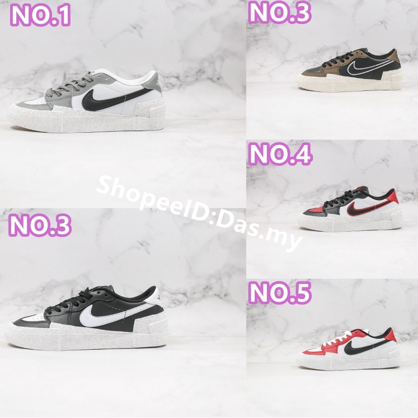 sacai blazer low