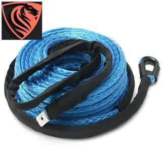 28M 10mm Synthetic Winch Rope with Hook Wire UHMWPE SK75 4x4 