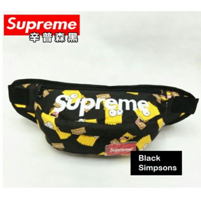 supreme fanny pack simpsons