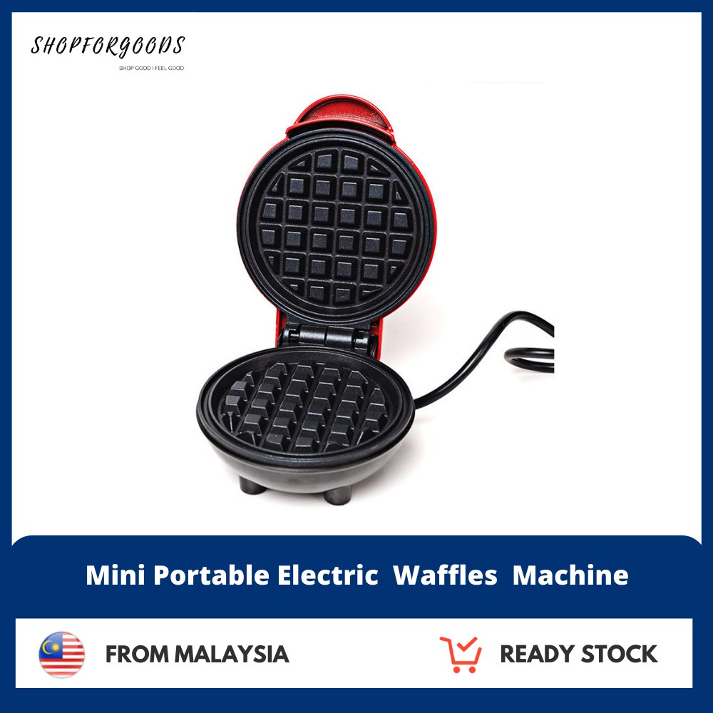 Mini Waffles Maker Waffle Machine Portable Electric Malaysia 3 Pin Plug