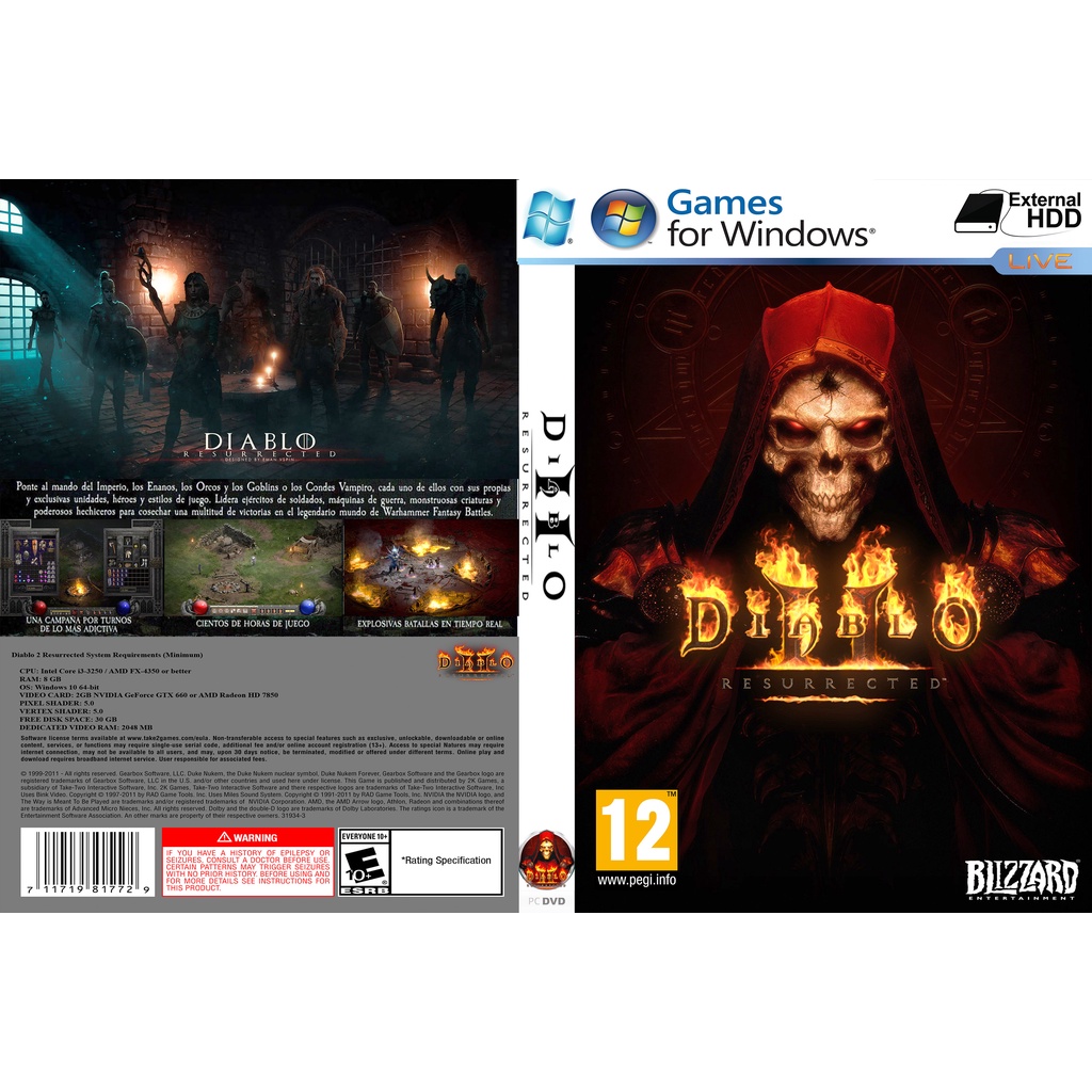 Diablo 2 Resurrected PC GAME Offline [Pendrive INSTALLATION] | Shopee ...