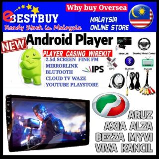 Perodua Alza 10 Inch Android Player BLACK CASING  Shopee 