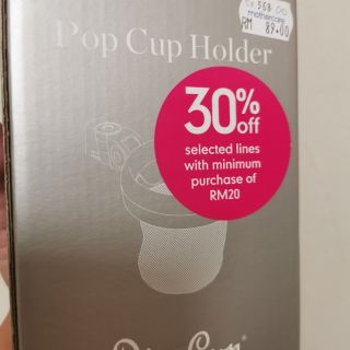 silver cross pop cup holder