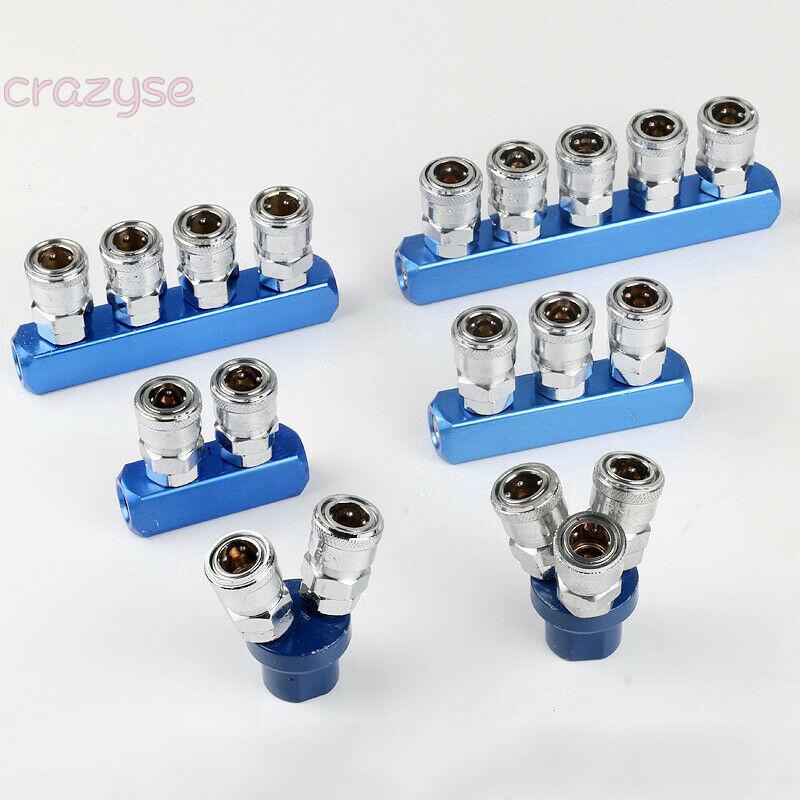1Pc Air Hose Fitting 2 3 4 Way Pass Quick Joint Coupler Connector Pneumatic Tool 