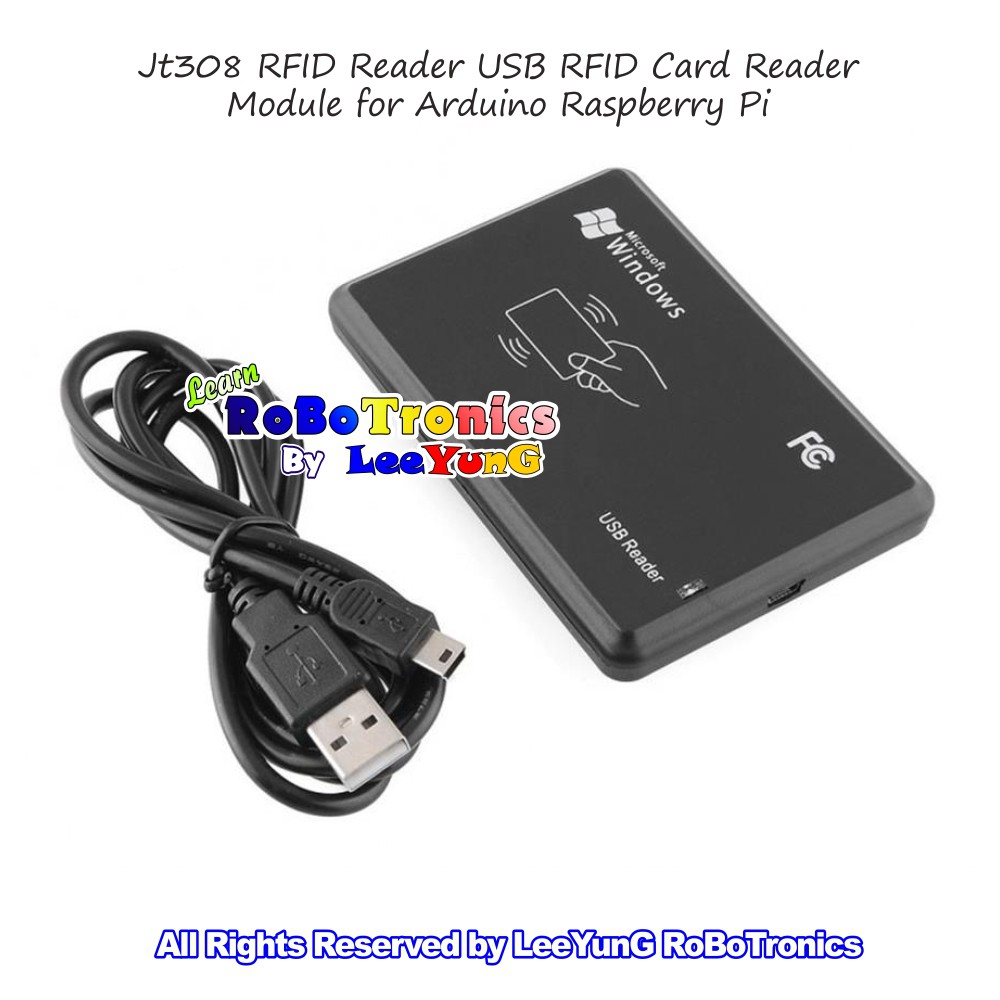 JT308 USB 125KHz RFID Reader USB RFID Card Reader Module for Arduino ...